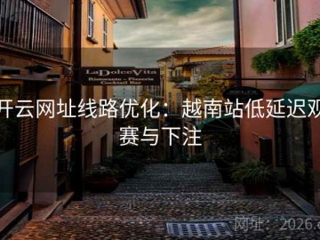 开云网址线路优化：越南站低延迟观赛与下注