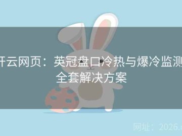 开云网页：英冠盘口冷热与爆冷监测·全套解决方案