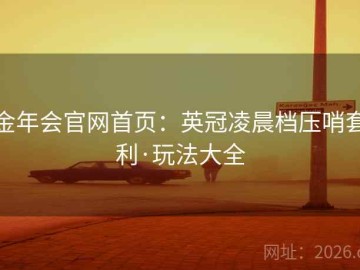 金年会官网首页：英冠凌晨档压哨套利·玩法大全