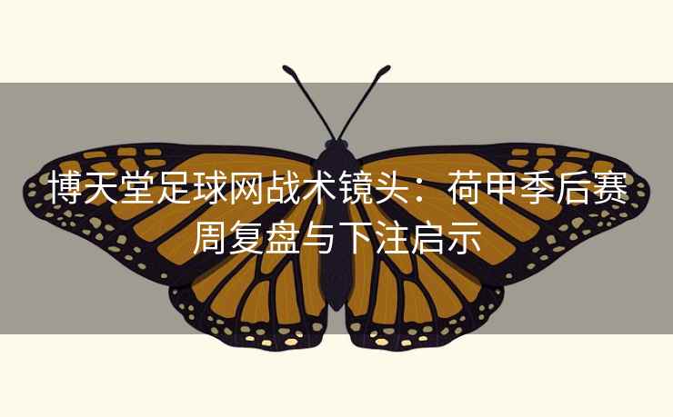 博天堂足球网战术镜头:荷甲季后赛周复盘与下注启示 博天堂足球网战术镜头:荷甲季后赛周复盘与下注启示