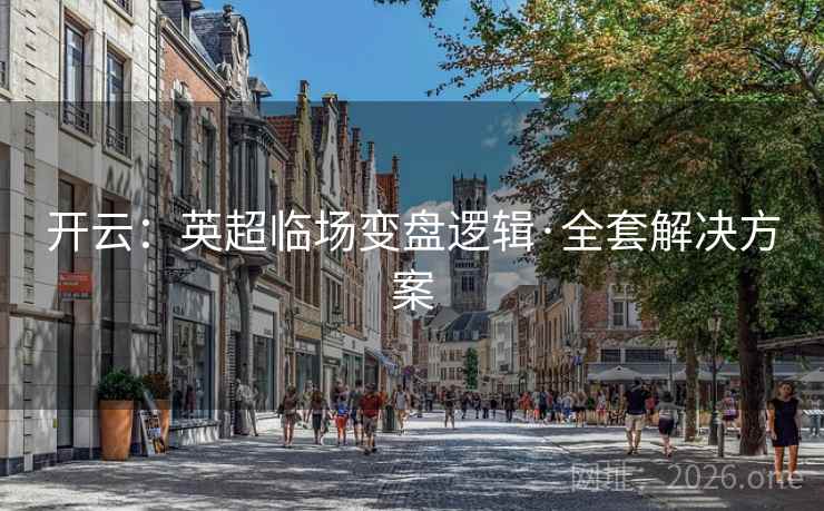 开云：英超临场变盘逻辑·全套解决方案
